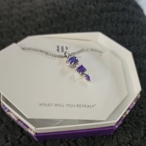 Dazzling Purple and Silver Necklace